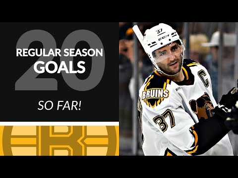Patrice Bergeron's First 20 Goals of 22/23 NHL Regular Season