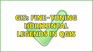 GIS: Fine-tuning horizontal legends in QGIS
