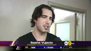 Sasha Vujacic Engaged To Maria Sharapova HD VIDEO