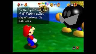 super mario 64 bob-omb battlefield king bob-omb