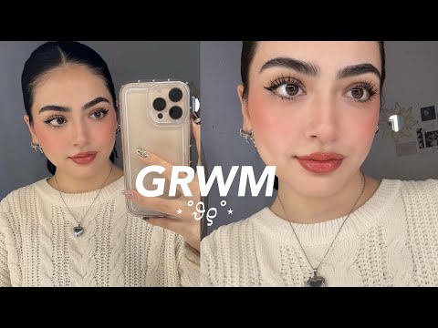 GRWM while we chat + new products🍑✨