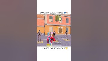 Power Of Screen Shake 🥶💥| #bgmi #shorts #touopgaming