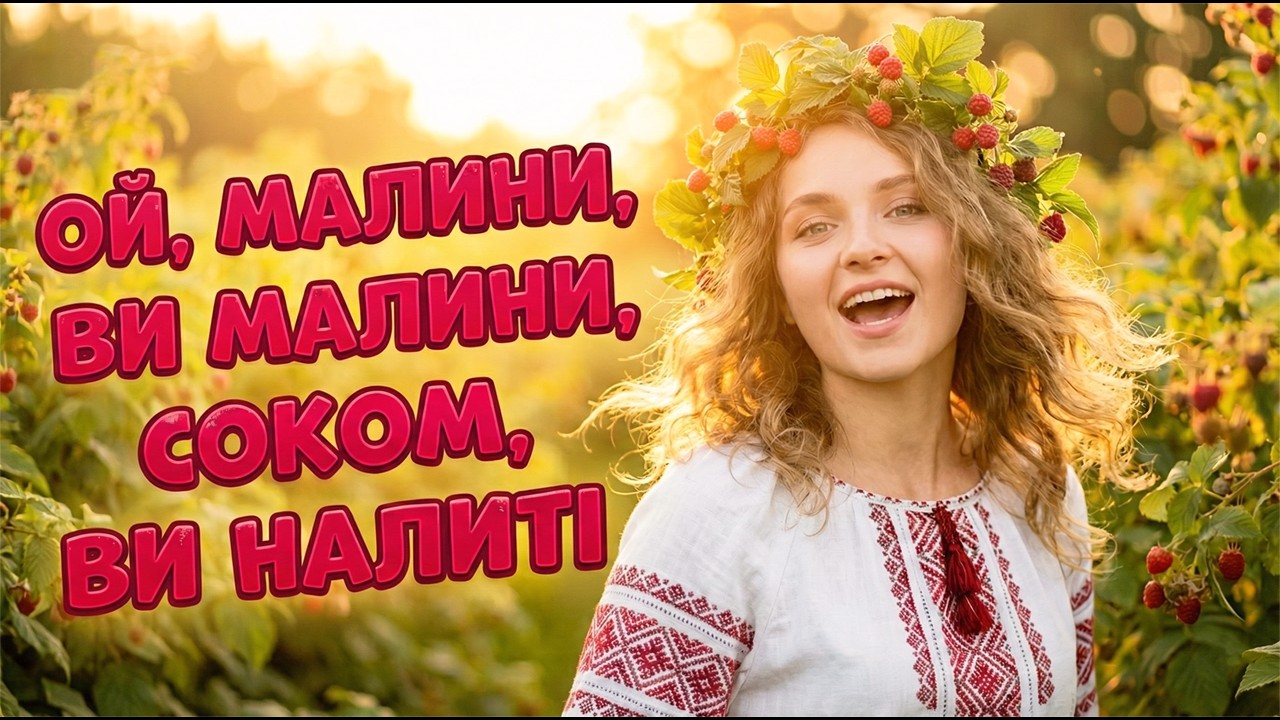 ОЙ, МАЛИНИ, ВИ МАЛИНИ 🍓 Шалений Український Фолк-Драйв! (Караоке Версія)
