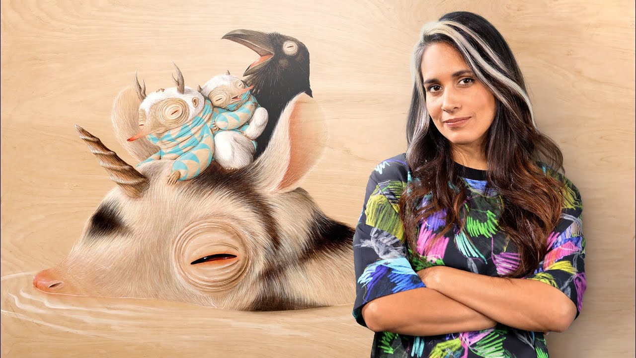 Acuarela sobre madera - Curso online de K2man - Domestika