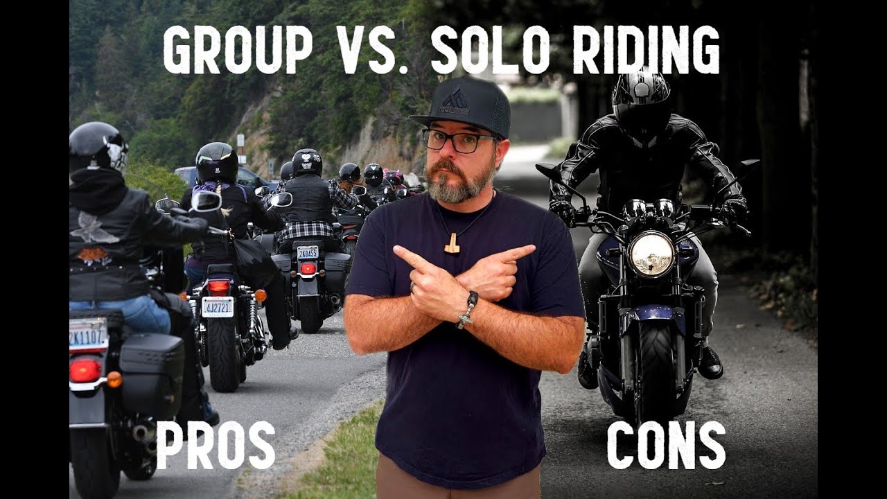 Group vs. Solo Motorcycle Riding Pros and Cons