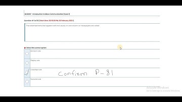 mcm101 Quiz 3| 100% correct solution #vu #mcm101 #informative vu