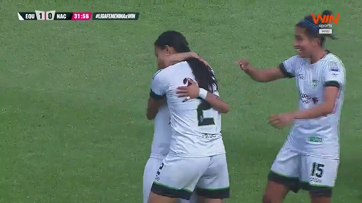 ¡SE ABRE EL MARCADOR EN TECHO! Gol de Equidad ante Nacional en la #LIGAFEMENINAxWIN 🟢🔥🤩