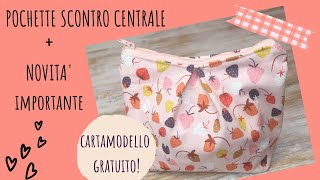 Diy Pochette Con Cerniera, Scontro Centrale E Cartamodello Gratuito Una Novità Importante