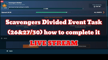 war robots scavengers divided event task (26&27/30) how to complete it #warrobots #warrobotslive
