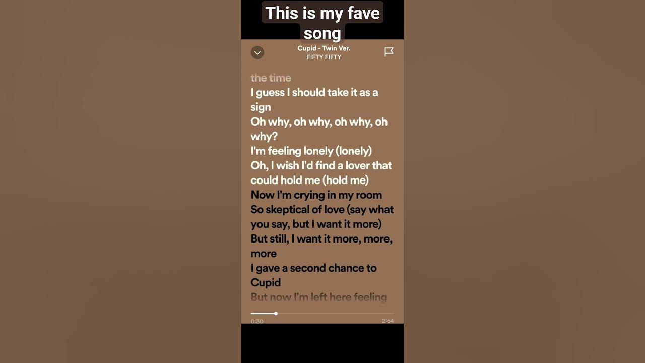 cupid lyrics YouTube
