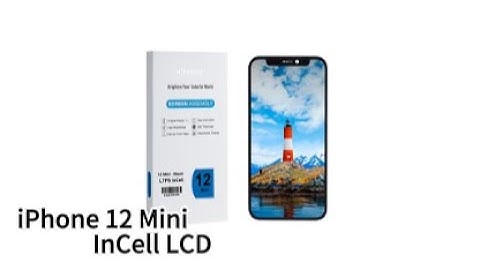 #lcd #iphone #lcdscreen  Hispider iPhone 12 Mini LTPS InCell LCD screen Replacement Assembly test