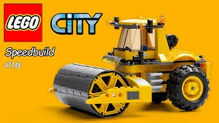 🚧 [LEGO CITY OBRAS] APISONADORA Construcciones ◾ Single-drum roller 7746