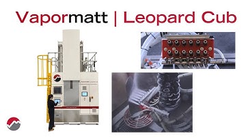Vapormatt   Leopard Cub Auto Wet Blasting Machine   Aerospace Peening