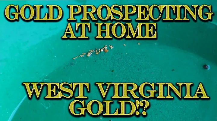 Gold Prospecting at Home #30 - West Virginia Gold!