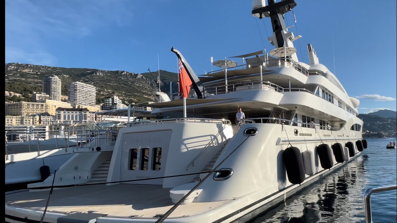 AMATASIA Yacht – Gorgeous $200M Superyacht of Igor Makarov (Ex Owner) 85m fr Lürssen 