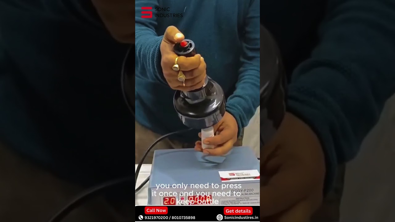 We Put the Sonic Industries DGYF 200 Induction or Wad Sealing Machine to the Test