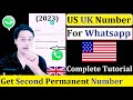 How to Create fake Whatsapp with fake US number | Get free USA number | fake Whatsapp kaise banaye?