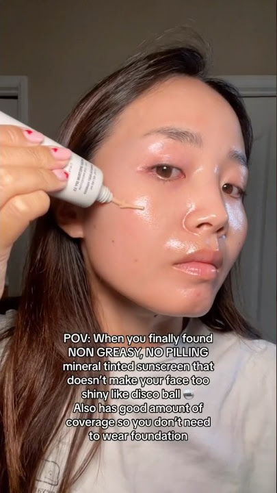 Perfect mineral tinted sunscreen❤️