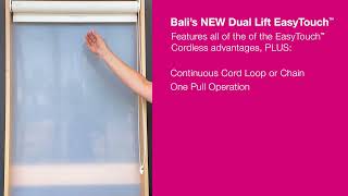 Bali EasyTouch New Cordless Control for Solar and Roller Shades
