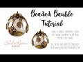 Beaded Bauble with SuperDuo Beads