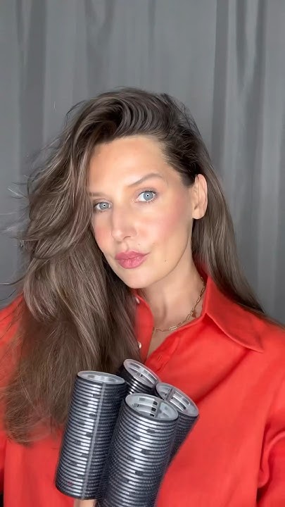 Укладка на бигуди с липучками #бигуди #hairstyle #hairtutorial - YouTube