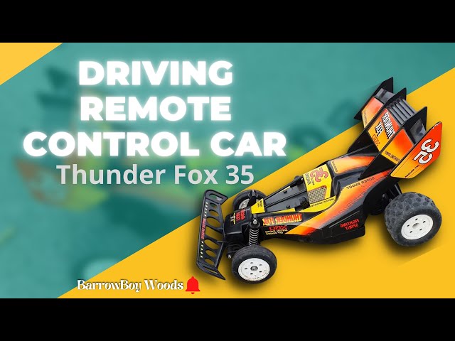 Driving Remote Control Car Thunder Fox 35 Special Racing