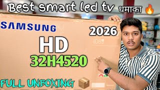 SAMSUNG BEST 2026 NEW 32" Smart led tv unbox #samsungtv #32h4520 #ledtv