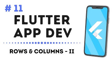 Rows And Coumns 2- Flutter App Development #11 | English| Productivv Academy