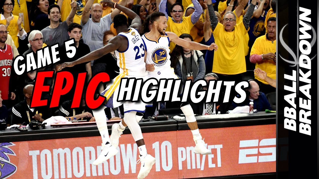 2017 NBA Finals Game 5 EPIC Highlights: Warriors Win The Title - YouTube