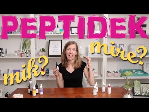 Videó: Peptidek A Kozmetikában - Miért Olyan Fontosak?