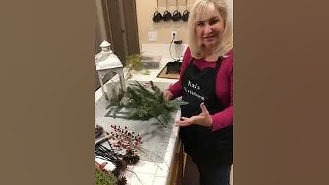 How to Make a Gorgeous Christmas Lantern Swag, Step-by-Step Holiday Tutorial with KatsCreationsNMore