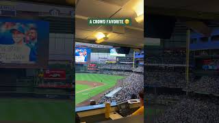 The #Cubs fans in the house weren't as thrilled... #baseball #gopackgo #packers #chicagobears