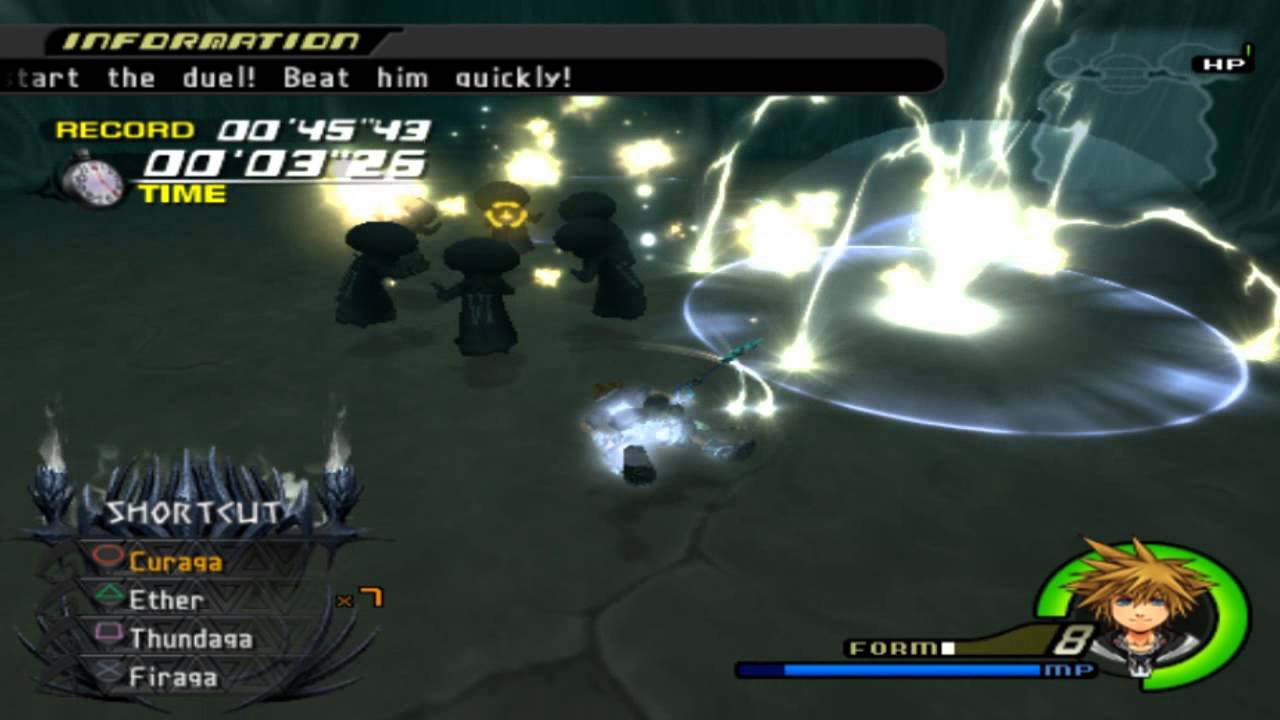 KH2 final mix playthrough critical mode part 60 organization mushroom