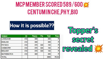 How she scored 589/600 in TN Class12 Public Exam??|Topper