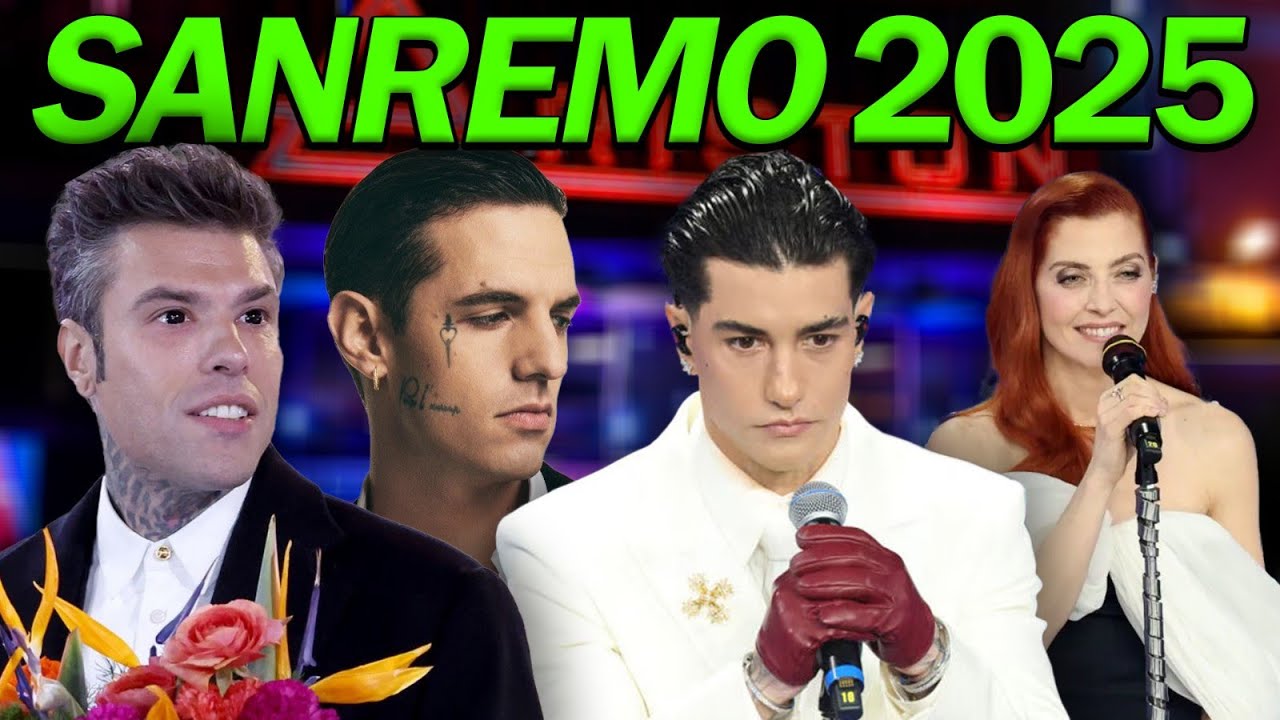 Commento Tutte Le Canzoni Di Sanremo 2025 - YouTube