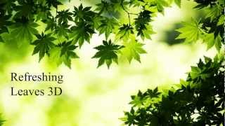 Refreshing Leaves 3D Android Live Wallpaper screenshot 1