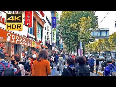 4K HDR 동묘에서 종로5가까지 걷기/랜선여행/언택트여행/4k 고화질/4k walk/4k 영상/seoul 4k/korea walk/seoul trip walk