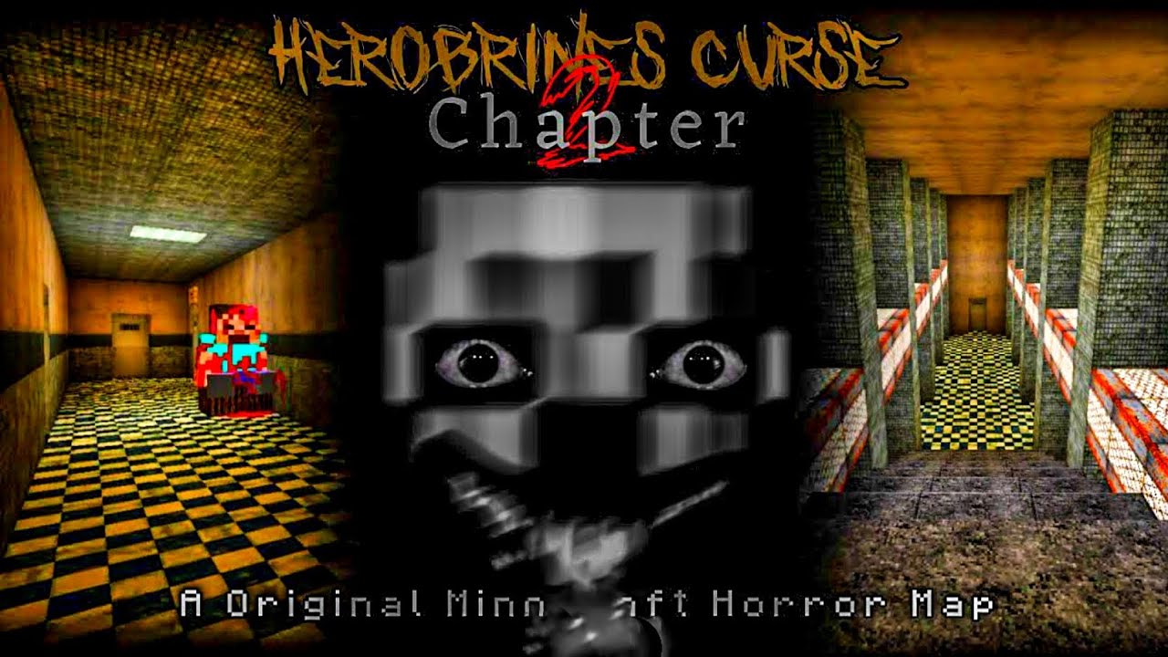 Minecraft horror map HEROBRINES CURSE 2 gameplay 💀 - YouTube