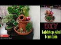 DIY How to Make Easy Water Fountain at Home Tabletop Water Fountain Art & Craft