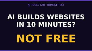 This AI Tool Builds a Website in 10 Minutes — Full Walkthrough
