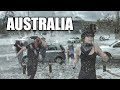 Crazy golfball sized hail storm in Australia!