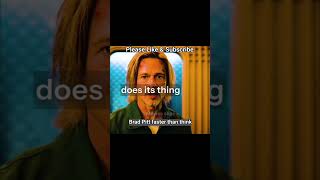 Most iconic scene bullet train || Brad pitt faster than think #bradpitt #bullettrain #movieclips