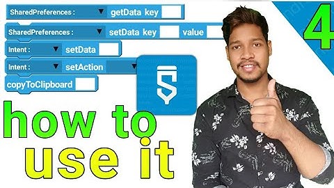 Part-4 More block how to use it in sketchware/Aaura Technical