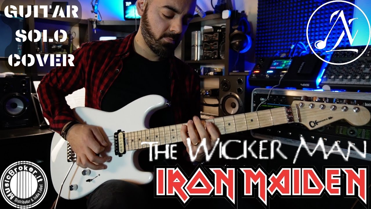 The Wicker Man (Iron Maiden) - guitar solo cover played by Luca Natale