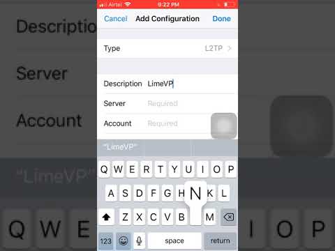 How to Configure L2TP on iOS?