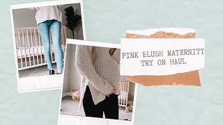 PINK BLUSH MATERNITY TRY ON HAUL | BLACK FRIDAY