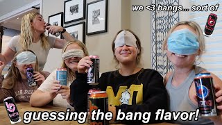 can we guess the flavor of bang??? BANG FLAVOR CHALLENGE