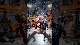 Iron Man, Thanos, Captain America Avengers End Game Dancing #avengers #lego #shorts