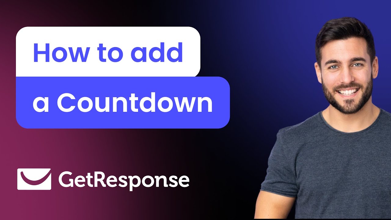 How to add a Countdown to GetResponse