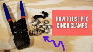 How to Use PEX Cinch Clamps - DIY - iCrimp clamp tool